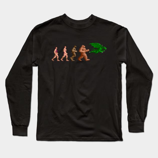 Altered Evolution Long Sleeve T-Shirt by RetroPixelWorld